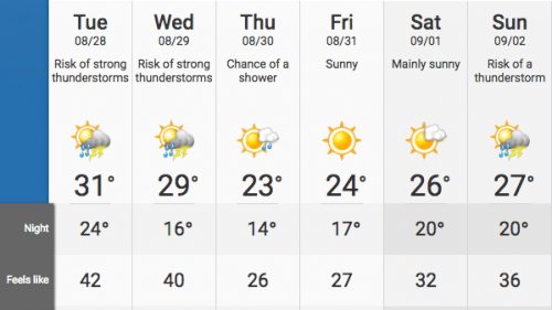 Heat warning issued for Guelph and area