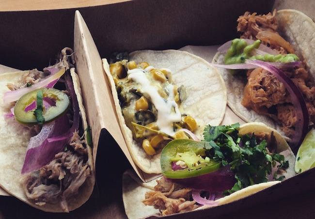 Trio of tacos from Tacomio (Lindsay William-Ross/Vancity Buzz)