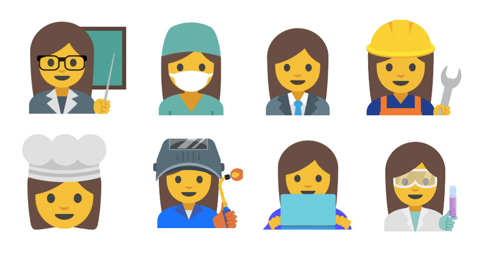 Google creates professional female emojis to reduce gender inequality