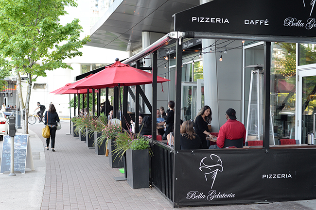 Bella Gelateria Patio Yaletown