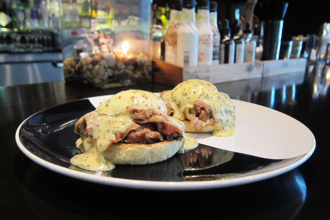 Beef Brisket Eggs Benedict (Jess Fleming / Daily Hive)