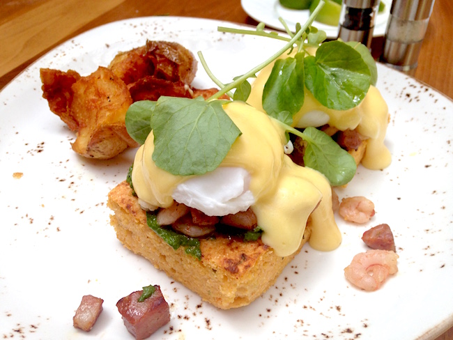 Hand-peeled Shrimp Benny (Lindsay William-Ross / Daily Hive)