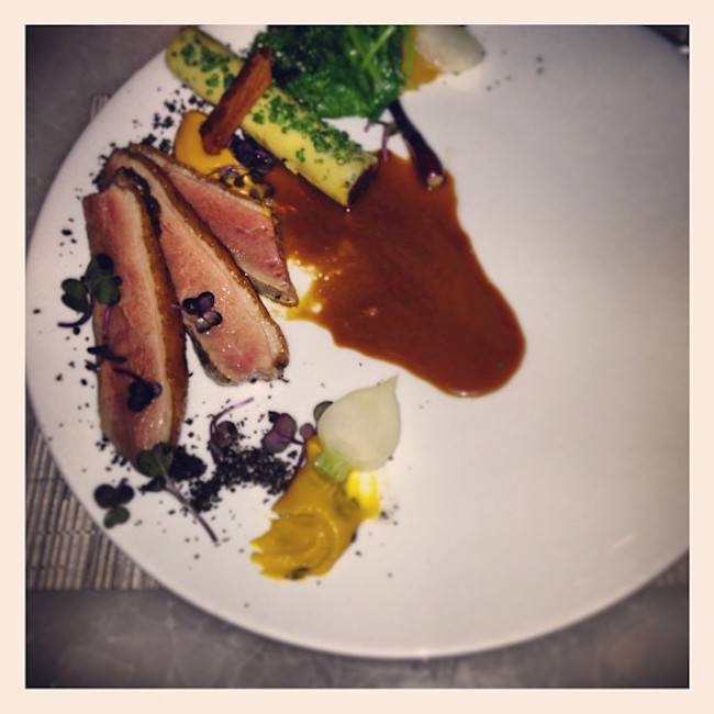 Duck breast at Hawksworth (Juan Pasalagua/Flickr)