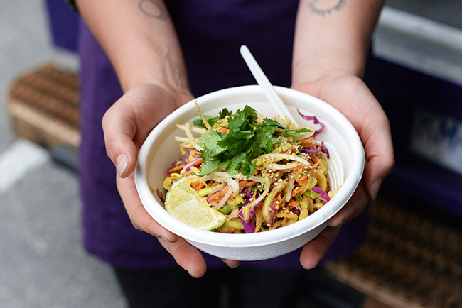 Raw, vegan Pad Thai (Jess Fleming / Daily Hive)