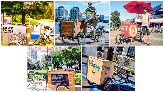 Image (Clockwise from Top-Left): Earnest Ice Cream, Green Coast Craft Coffee, Johnny's Pops, Acme Cafe, Nice Pops