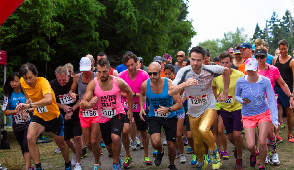 Some runners meanwhile are aiming for a personal best at Pride Run and Walk (Vancouver Frontrunners)