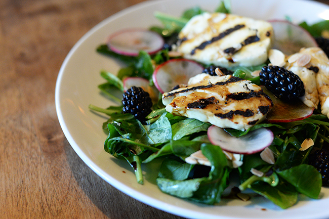 Grilled Halloumi Salad (Jess Fleming/Daily Hive)