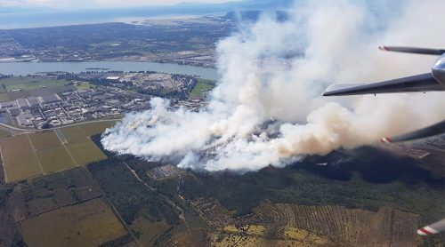 burns bog fire delta