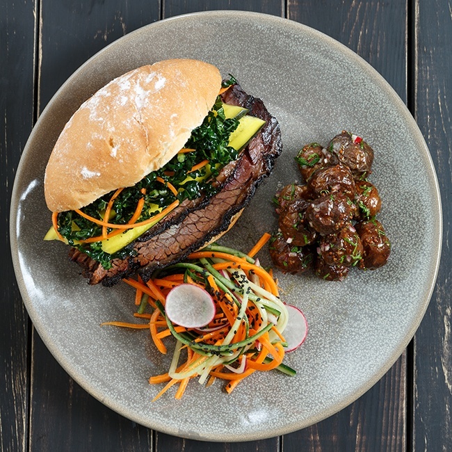 Beef Brisket Sandwich (Jonathon Evans)