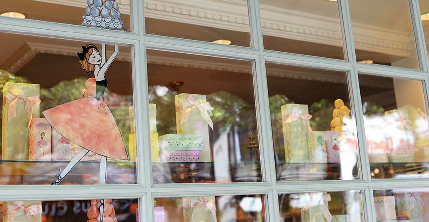 Ladurée reveals new ballet-inspired window for the summer