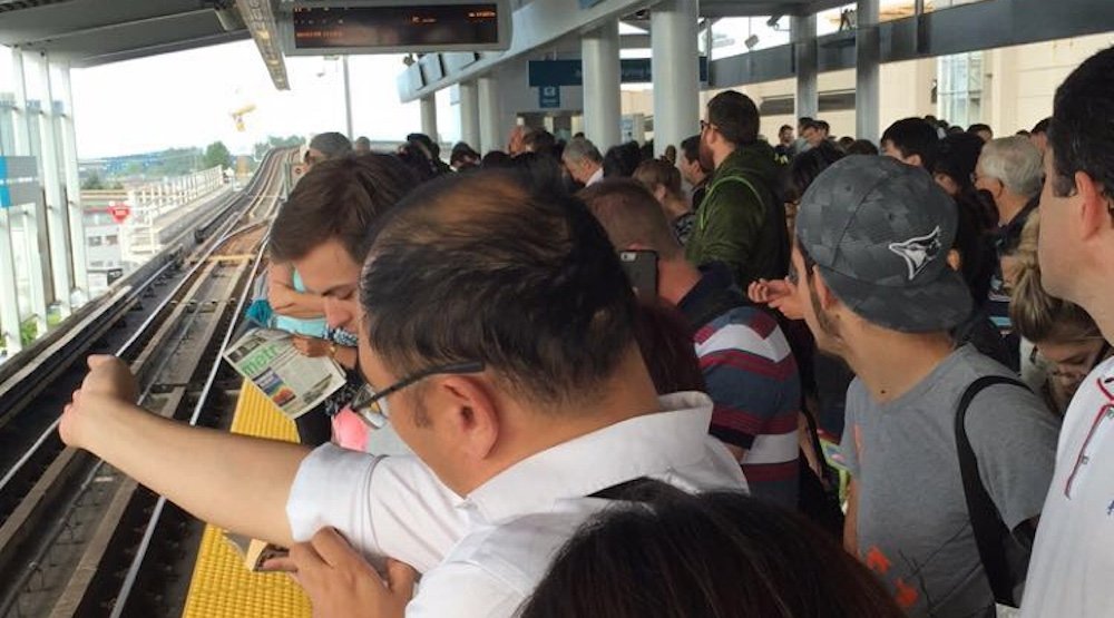 Delays plague SkyTrain Canada Line's morning service