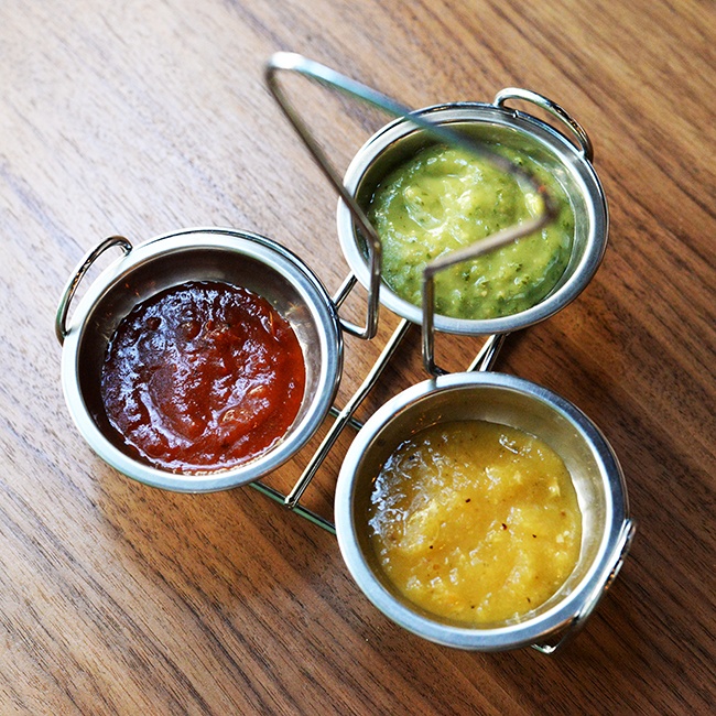 Sauces (Jess Fleming/Daily Hive)