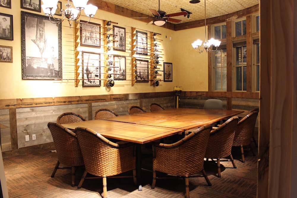 A private dining or meeting room available to reserve (Lindsay William-Ross/Daily Hive)