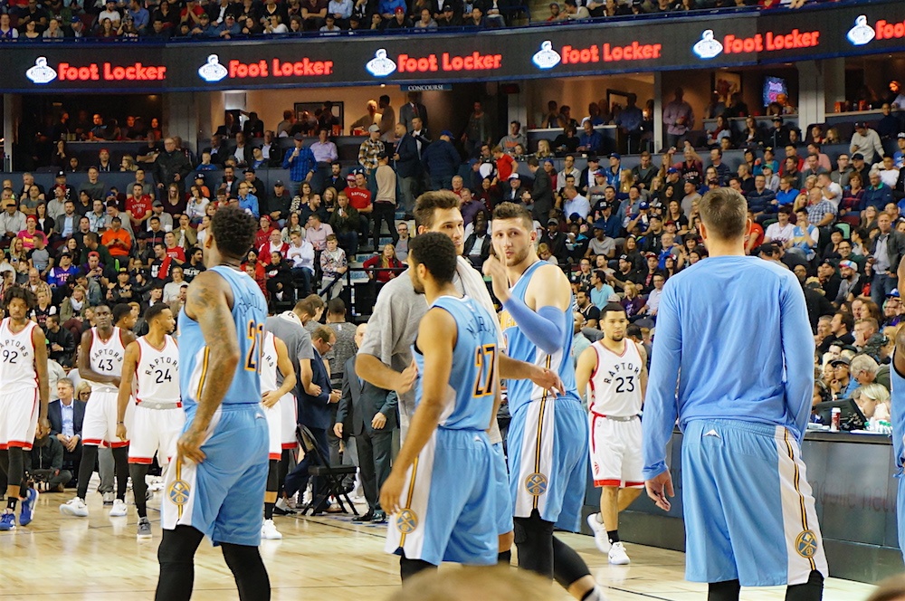 Image: Raptors vs Nuggets (Daily Hive Calgary)