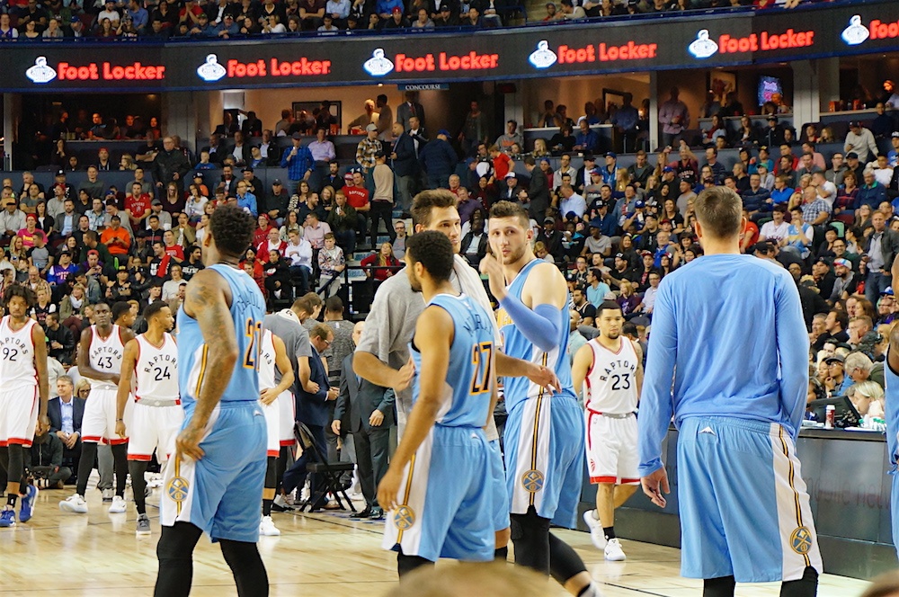 Image: Raptors vs Nuggets (Daily Hive Calgary)