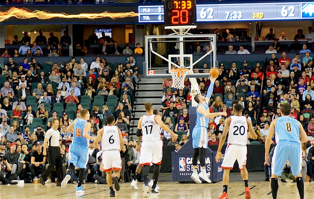 Image: Raptors vs Nuggets (Daily Hive Calgary)