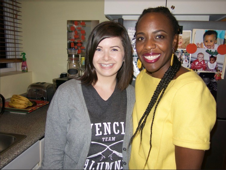 Jackee Kasandy (right) and Leah Davison (left)