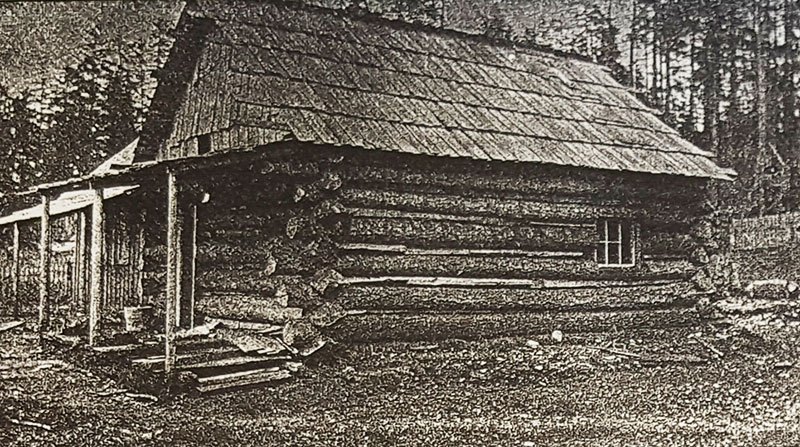 An image of Jack Green's cabin on Savary Island