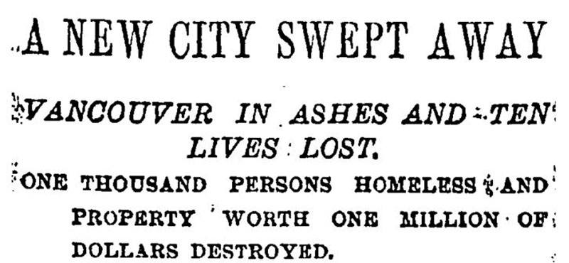 Headline in the New York Times, 15 June 1886.