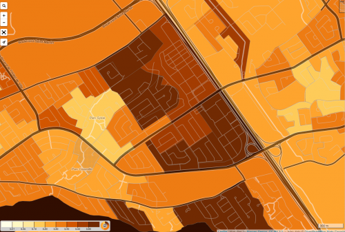 Trick-Or-Treat Onslaught Estimator/Canada Census Mapper