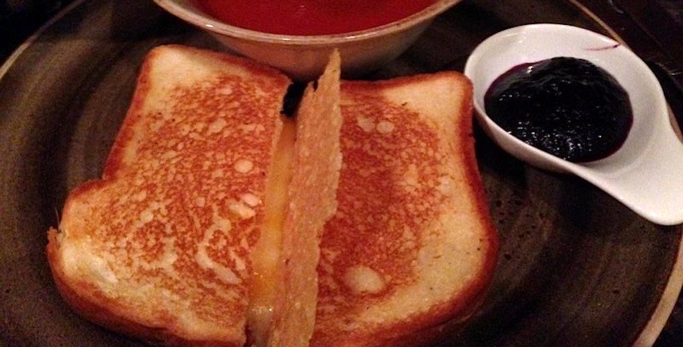 Yes, there is a $23 grilled cheese named for "Condo King" Bob Rennie
