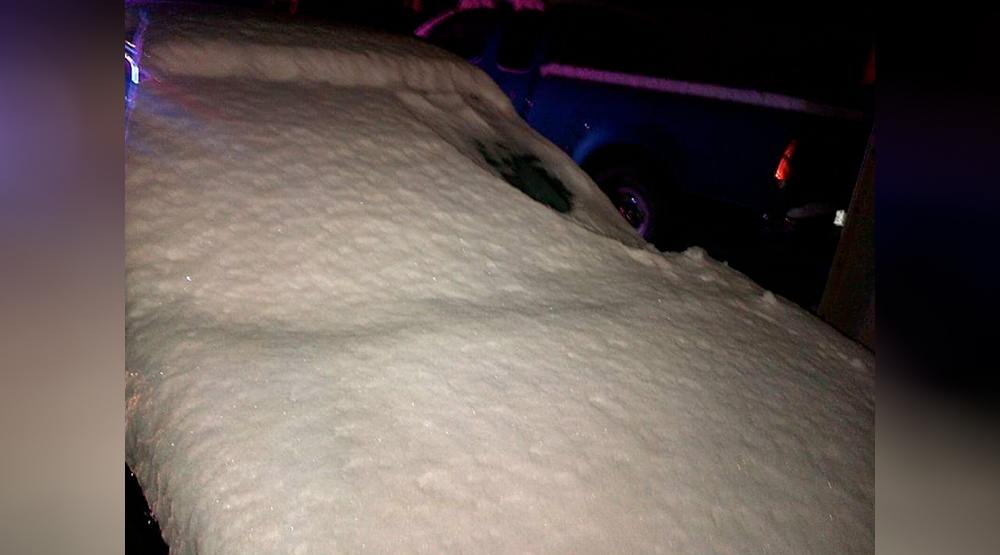 Can you see why the Surrey RCMP pulled this driver over?