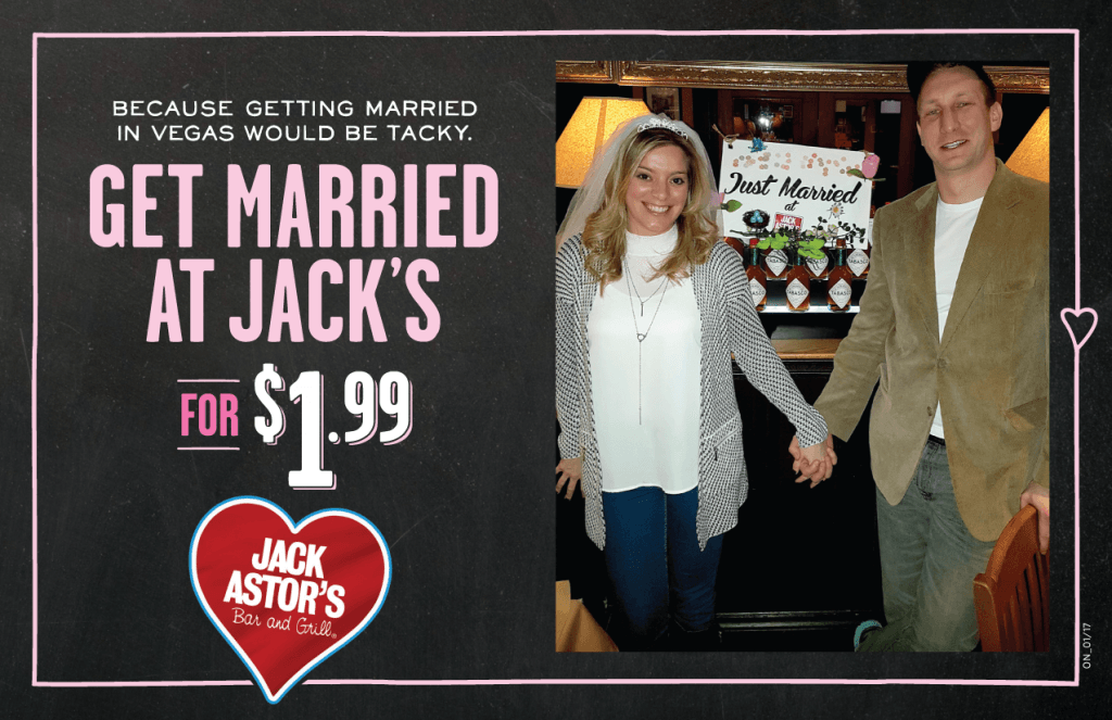 1.99 wedding jack astors