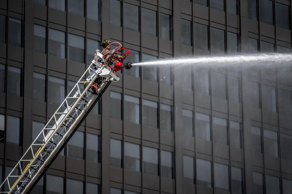 Toronto Fire Fighters Yonge and St. Clair Fire