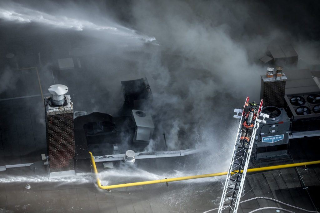 Toronto Fire Fighters Yonge and St. Clair Fire