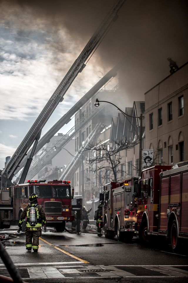 Toronto Fire Fighters Yonge and St. Clair Fire