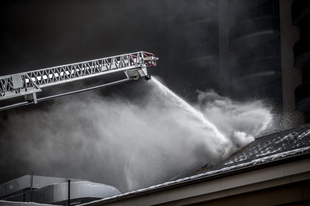 Toronto Fire Fighters Yonge and St. Clair Fire