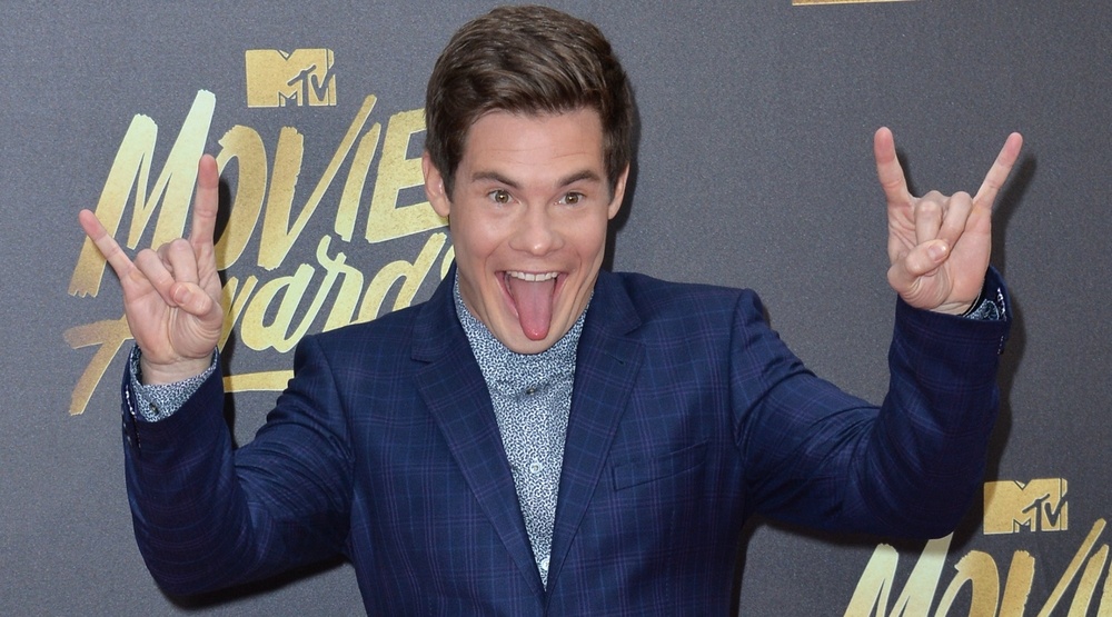 April 9, 2016: Adam DeVine at the 2016 MTV Movie Awards at Warner Bros Studios.