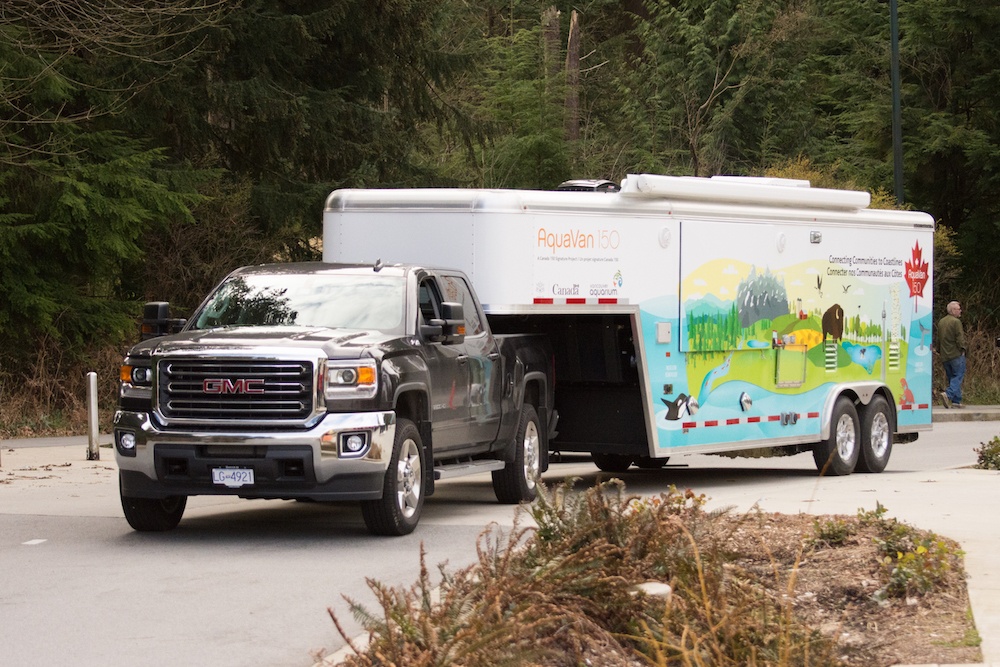 The AquaVan that will be travelling across Canada (Vancouver Aquarium)