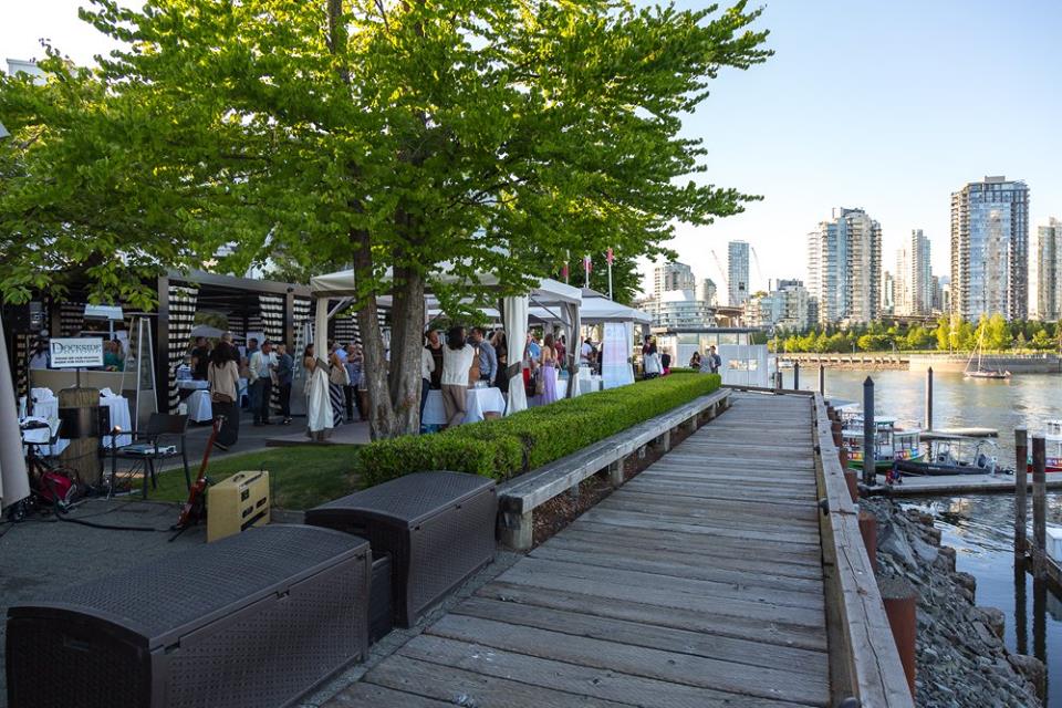 Dockside patio