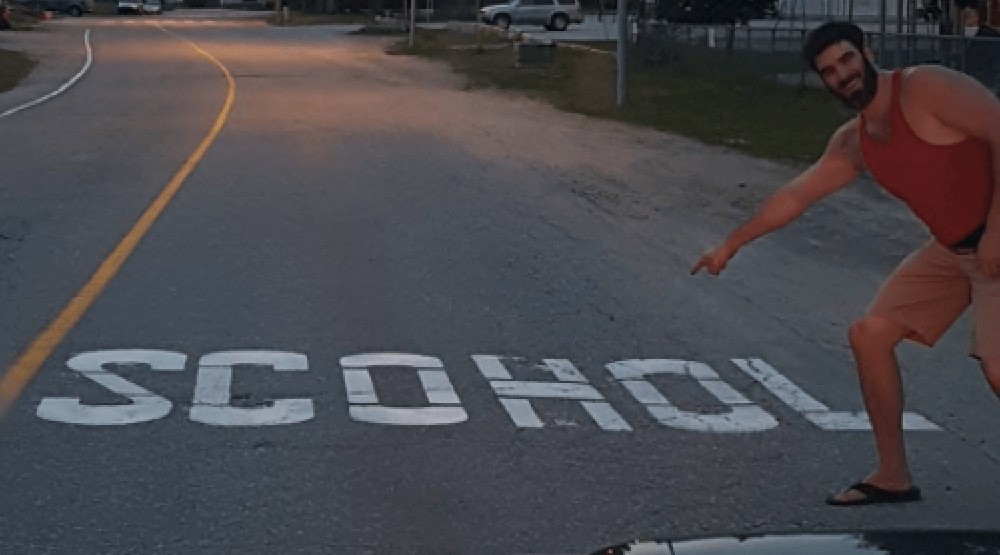 Revelstoke road workers need to go back to 'scohol'