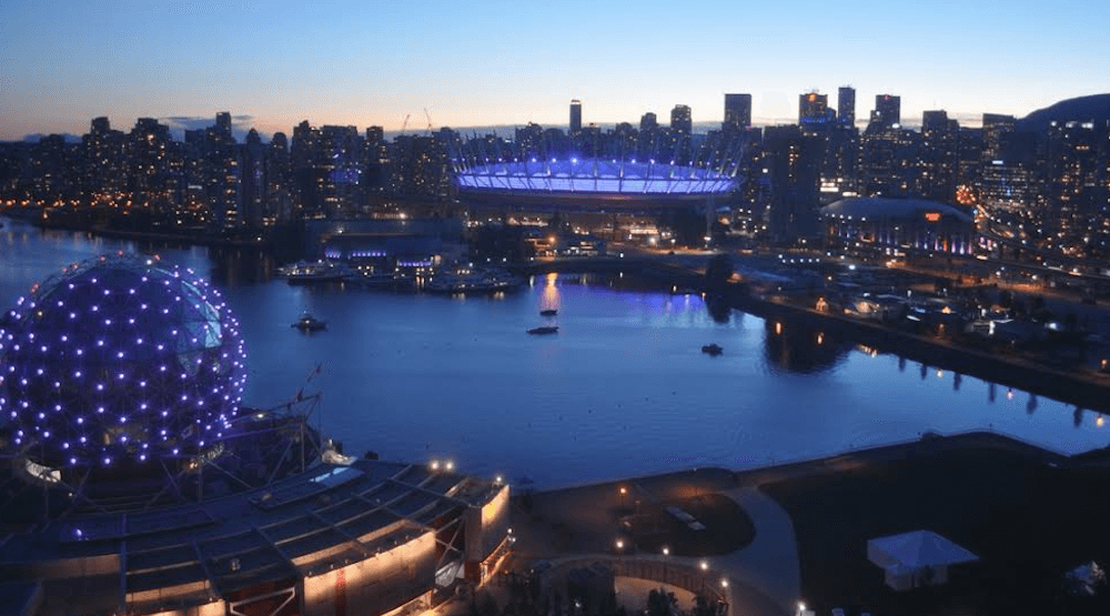 BC landmarks light up purple for ALS month