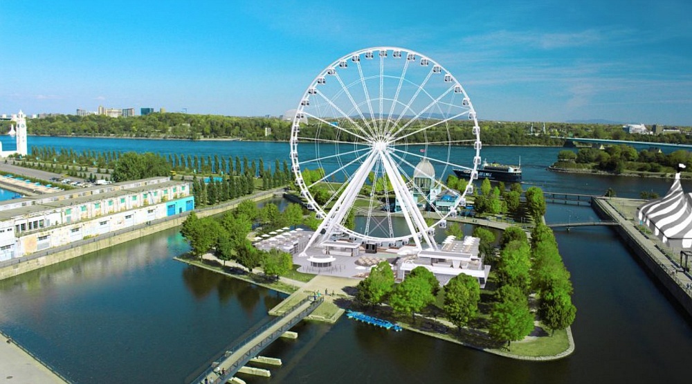 Canada's largest Ferris Wheel is scheduled to open this July in Old Montreal