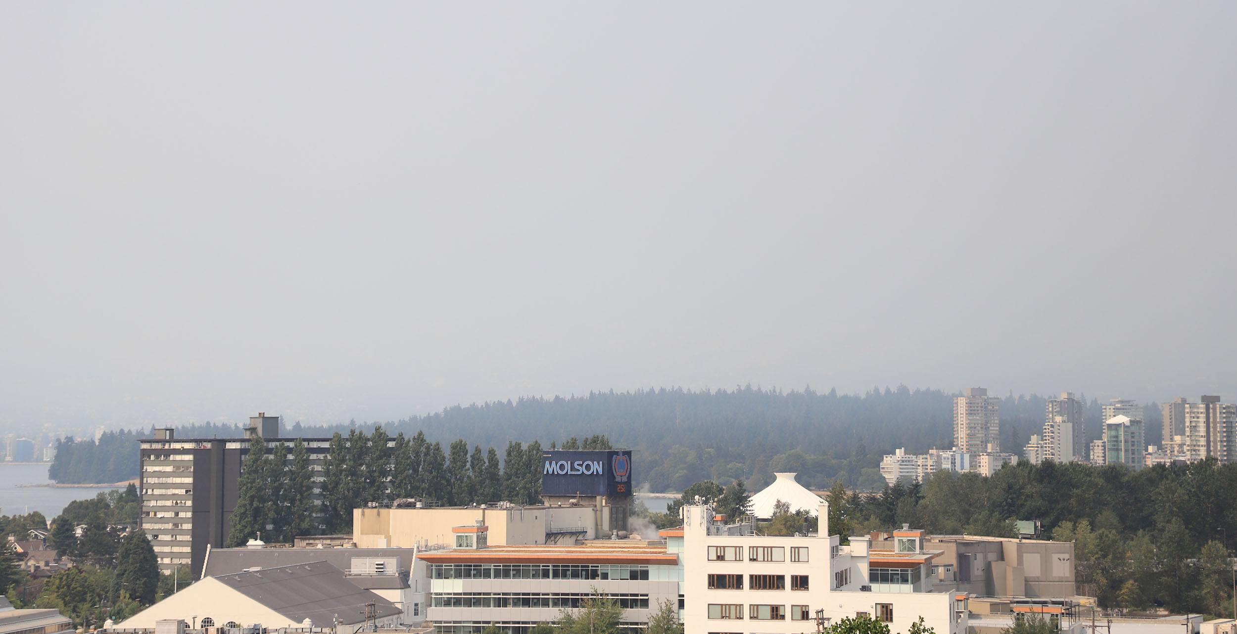 Vancouver has worse air quality than Hong Kong right now