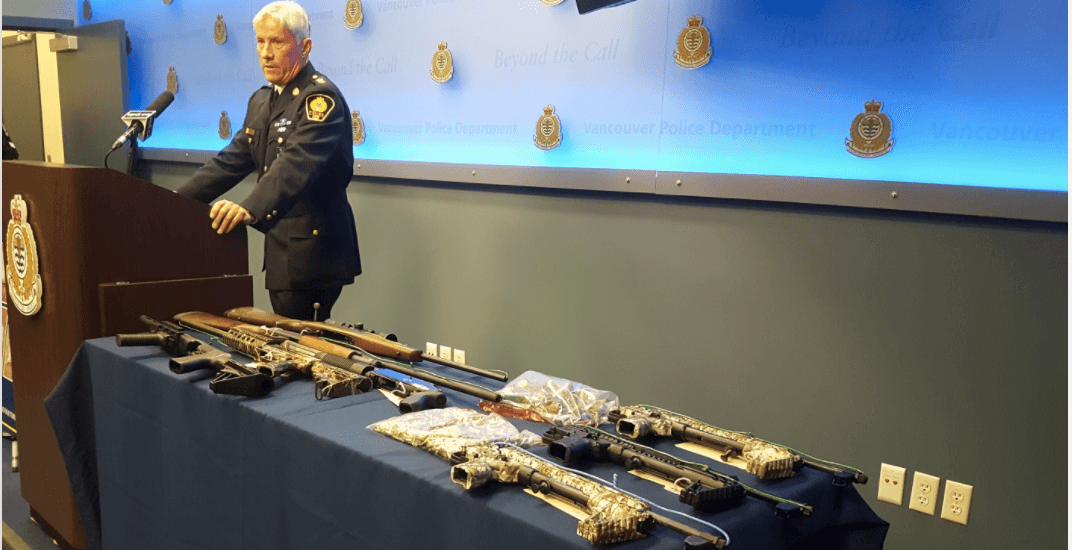 4 men charged after VPD make 'significant' drugs and firearms seizure