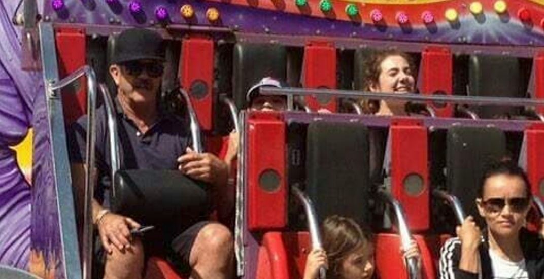 Mel Gibson spotted on ride at the Fair at the PNE