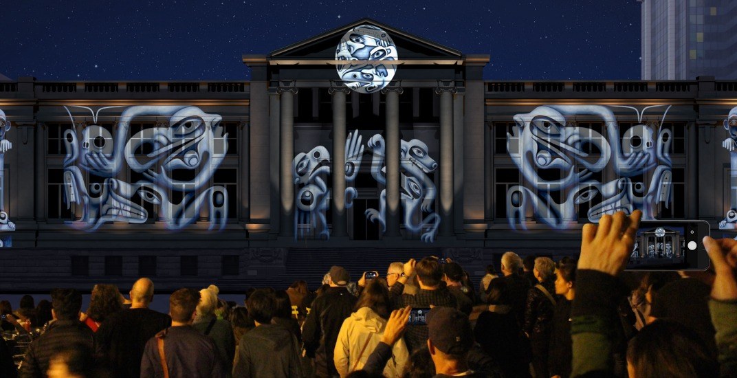 Vancouver Art Gallery lights up for FAÇADE Fest (PHOTOS, VIDEOS)