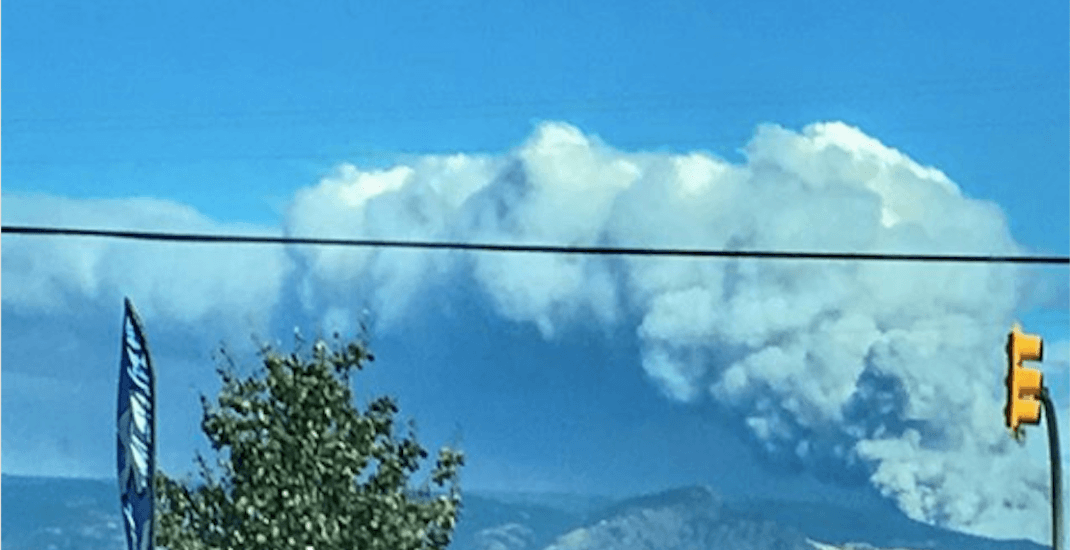 Evacuation order issued near Kelowna as huge new wildfire breaks out