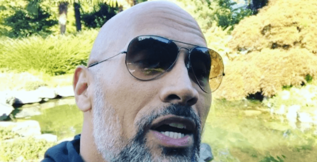 The Rock invites 10-year-old 'real-life hero' to his Vancouver movie set (VIDEO)