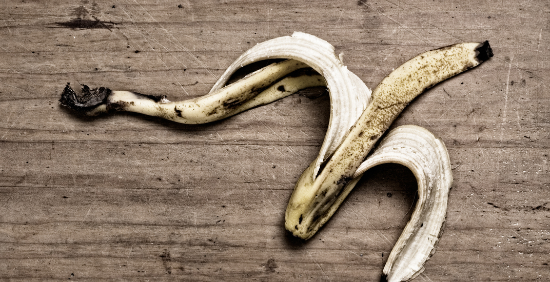 There's going to be a giant banana peel in Olympic Village this weekend