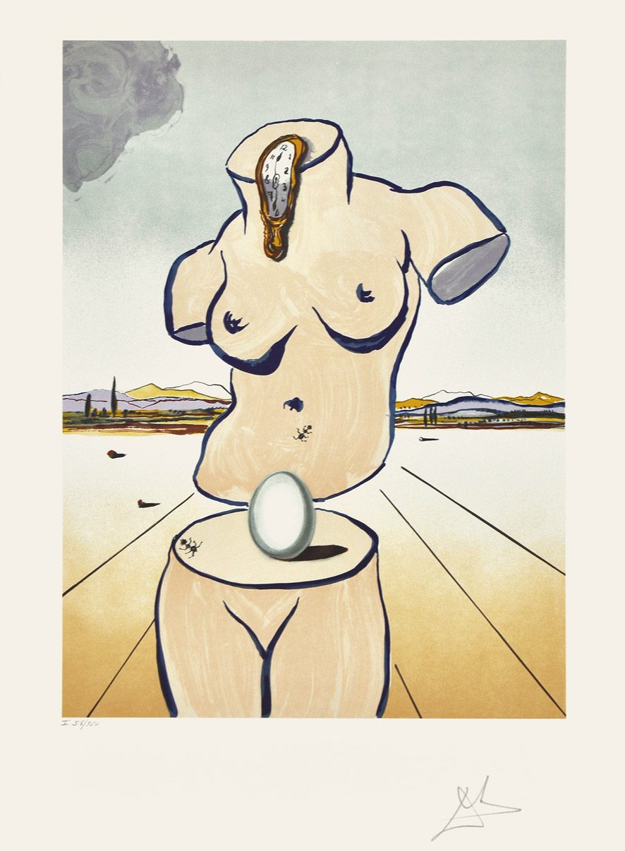 Birth of Venus artwork by Salvador Dalí (Chali-Rosso Gallery)