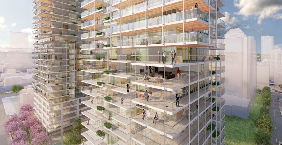 Two condo towers with 'outdoor living space' concept proposed for West End