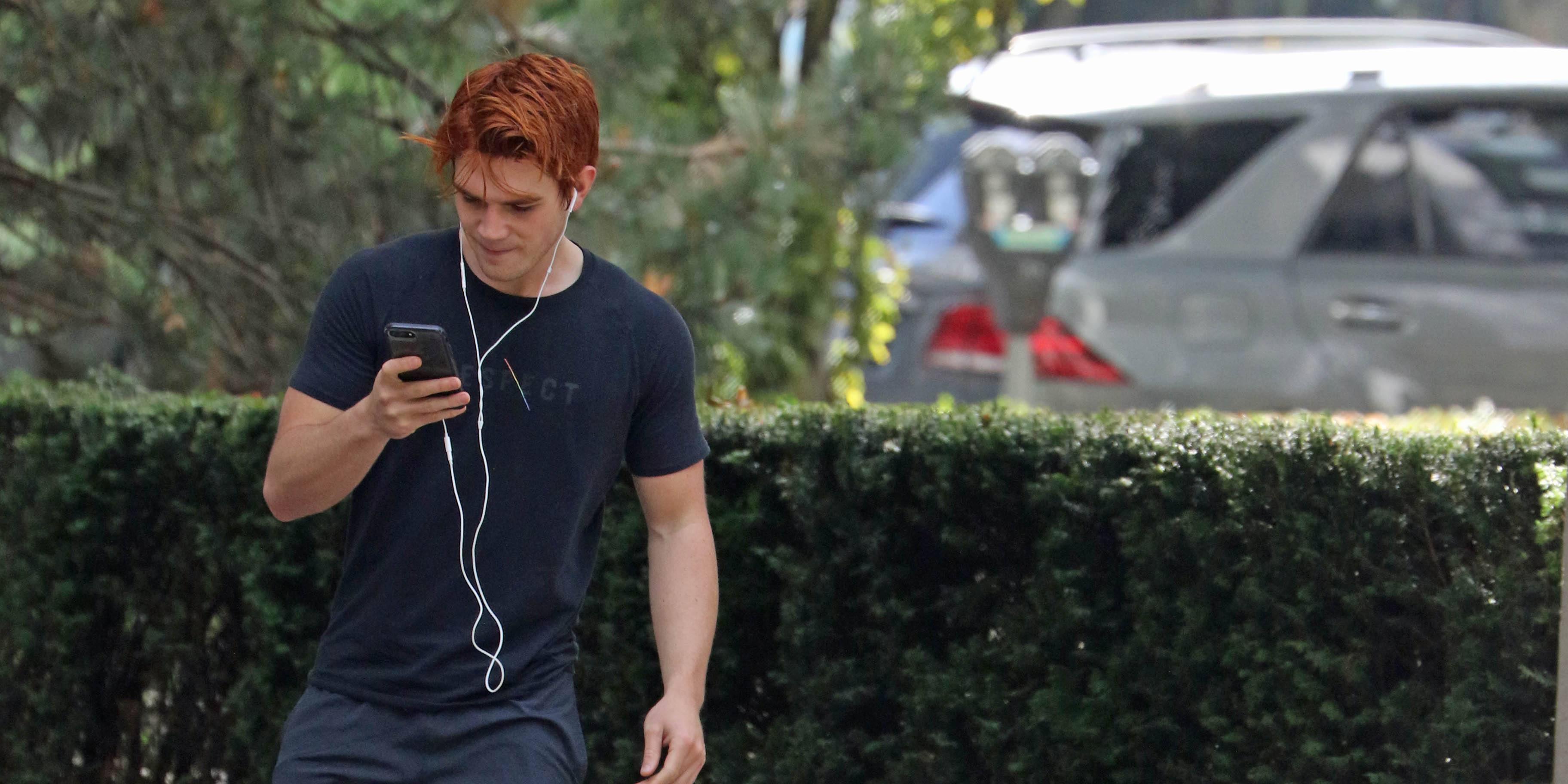 Riverdale's KJ Apa and Charles Melton spotted working out in Vancouver (PHOTOS)