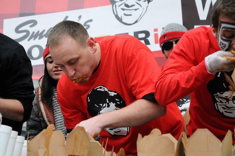 Poutine eating championship