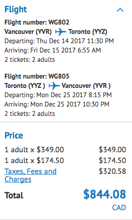 Toronto travel deal