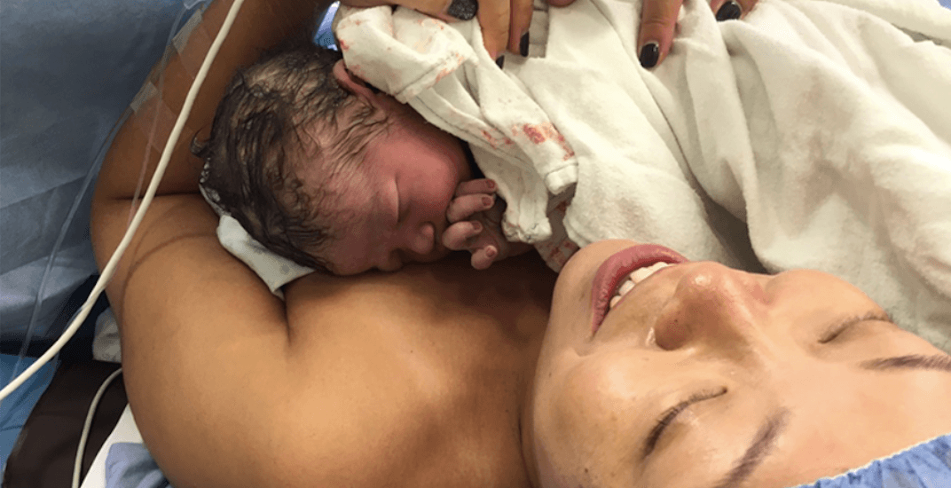 Daily Hive staffer's baby the first born at BC Women's inside the new Teck Acute Care Centre